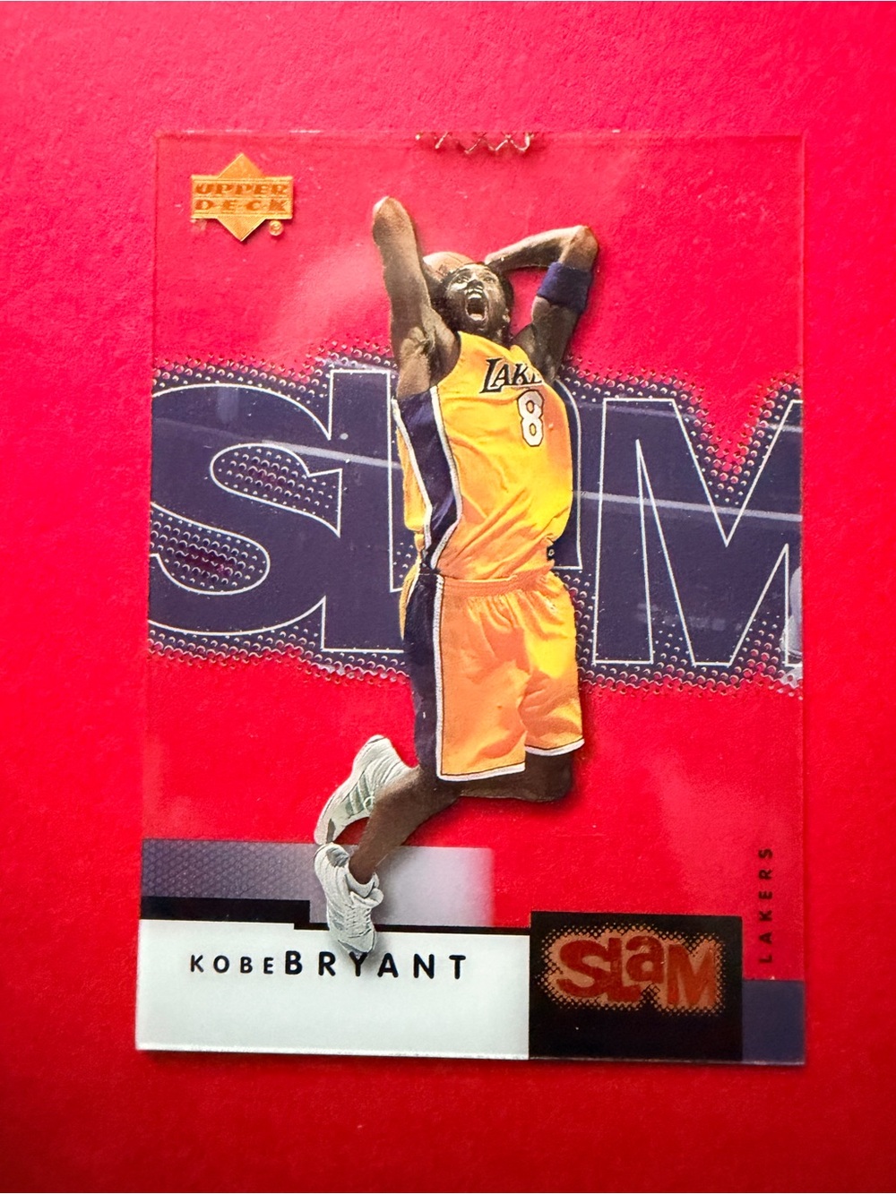 2000 Upper Deck Slam Kobe Bryant Lakers Card